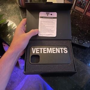 Authentic Vetements iPhone 12/12 Pro Case